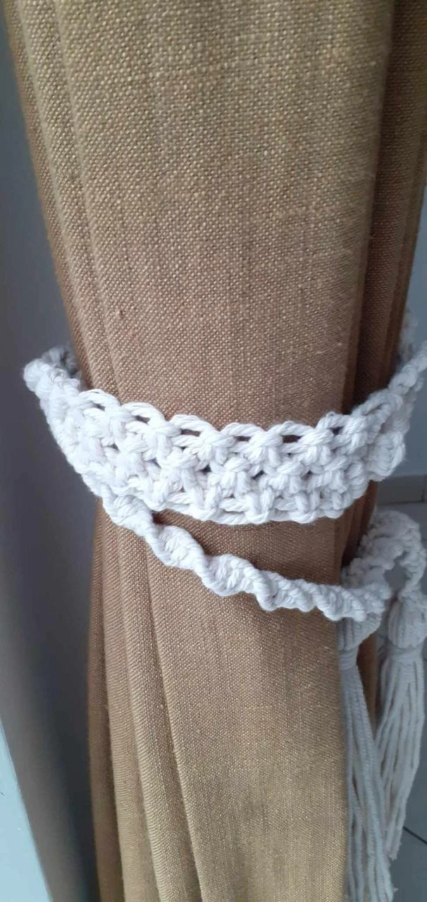 Abrazadera de cortina en macramé – photo 4